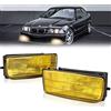TangMiGe Fendinebbia compatibile con BMW E36 Serie 3 (HB/SDN/WGN) 09/1990-08/2000, E36 Serie 3 (CPE/CONV) 10/1991-11/1999, Design Originale, H1, 63178357390 63178357389 (Giallo)