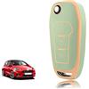 TOOMUME Cover Chiave TPU, Custodia Chiave Adatto per Ford Fiesta Focus Puma Mondeo Ecosport Explorer Kuga Ka Tourneo Connect Ranger F150, Copri Chiavi Guscio Chiave Auto Telecomando - Flip Key