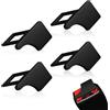 VicBou 4 Pezzi Clip per Cinture di Sicurezza,Blocca Cintura Sicurezza Auto,Clip Universali per Cinture di Sicurezza,Si adatta alla maggior parte delle auto,camion e furgoni(nero)