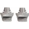 Generic Clip Supporto Parasole/Gancio Parasole Sostituzione per Honda Accord Civic CRV 1998-2011 88217S01A01ZA, Interno Auto sostituire, Confezione da 2 (Grigio)