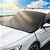 D-Lumina Copertura per Parabrezza Auto,Copri Parasole Auto,Parasole per Parabrezza,Blocca i Raggi UV in Estate,rotezione da Neve e Gelo,Resistente Ispessita Protettiva,150x114cm