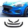 TOYOCC Auto Spoiler Frontali per Ford Focus ST ST-Line 2018 2019-2021 MK4 C519, Paraurti Anteriore Spoiler Labbro Splitter Diffusore Lip Inferiore Body Kit, Auto Trim Accessori,Gloss Black