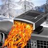 Chuankefanxing Riscaldatore portatile per auto 12V 200W, riscaldatore per auto 2 in 1 con riscaldamento e raffreddamento, riscaldatore per auto con spina per accendisigari, riscaldatore rapido con base rotante a 360