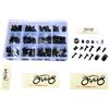 avdb-moto Kit Viti Viteria Carena M5, M6 compatibile con YAMAHA YZF R6 YZF-R6 2008-2016 (Nero)