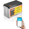 FEENCE Batteria al litio LiFePO4 da 12 V 330 AH con 200 A BMS, capacità 4224 Wh, carica da -20 ℃, ciclo basso, batteria al litio ricaricabile per camper, alimentazione di emergenza, solare e rete