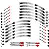 NOHEEU Moto Ruota Decal Adesivo Riflettente Per Aprilia TUONO V4 1100 RR FACTORY R APRC ABS | Color4