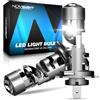 NOVSIGHT Lampadina H7 LED Canbus Con obiettivo doppio -100W 24000LM 6500K Lampadine Per Fari Auto 1:1 Design di Ricambio Lampada Alogena,Plug and Play, 2 Lampade LED H7
