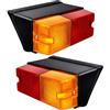 APSMOTIV Combinazione di luci per trattore Luci posteriori Gruppo luci posteriori trattore con lampadine 12v Compatibile con Sonalika Indofarm Standard Universal Trattori parti luci