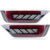 Wnfmjqe Fanale Posteriore Per Ford Per Focus 2 MK2 Hatchback Per Ecosport Per Escape Kuga LED Segnale Posteriore Fendinebbia Posteriore Spia Freno LED Luci Paraurti Posteriori Fari Posteriori