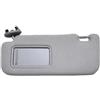 Generico Alette Parasole Per Auto - Per Toyota Per Auris Per Corolla (2008-2013) - Parasole Interno Con Specchietto - Lato Sinistro E Destro Parasole Parabrezza(Titanio,Sinistra)