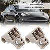 EMSea Clip per aletta parasole per auto, 2 pezzi, 113099300A, compatibile con Tesla Model 3 2017-2020