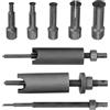 LQGTQO Kit Estrattore per Cuscinetti Interni per Moto, Estrattore Cuscinetti Bici con Clip Aperte di 5 Dimensioni 9/11/14/19/23 mm, Estrattore Cuscinetti Ruota, pour Moto, Bici