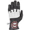 HELSTONS Piste Guanti moto estivi, nero/bianco, 11