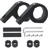 KARELLS Staffa di Montaggio Fari LED Universale, Staffa di Montaggio Fari LED, 2 Pezzi Staffa per Luce da Lavoro, Staffe di Montaggio per Barra, per Veicoli Auto Camion Moto Barca, 22-30CM