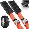 BORDEAG 2 pezzi catena per pneumatici, supporto per la trazione dei pneumatici, per fuoristrada, per fuoristrada, pneumatici auto, catene da neve, camper universale per tutti i tipi di pneumatici, 2 pezzi
