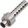 Riloer Silenziatore Riloer DB Killer per scarico moto da 51 mm, tubo di scarico per motocicletta, silenziatore slip-on (1x Vite di fissaggio laterale)