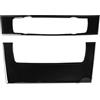 Btnuahq Interior Moulding Trim per BMW Serie 3 2005-2012 E90 E92 Pianoforte Nero Condizionatore d'Aria CD Pannello Controllo Copertura Plastica Adesivo Interni Car Panel Cover(B)