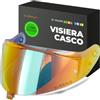 Everalo Visiera per Casco Shark Skwal i3 - D-Skwal 3 - Ridill 2 - VZ400 | Lente di ricambio Esclusiva, Compatibile con lente Antifog Originale