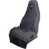 Cov My Seat Asciugamano Coprisedile Auto - Protezione Sudore Sport, Palestra, Spiaggia - Coprisedile Auto in Cotone Spugna Assorbente - Protegge Sedili in Pelle e Tessuto - Lavabile - Nero Emblema Oro