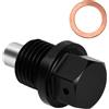 xianynow M14 x 1.5 Tappo di Scarico Dell'Olio Magnetico Coppa Dell'Olio Tappo di Scarico Tappo di Scarico Dado di Bloccaggio Magnetico con Rondella Metallica per Tutti Gli Altri Modelli di Auto