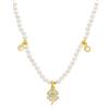 LUXURY MILANO Collana quadrifoglio madreperla argento dorato luxury milano