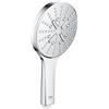 Grohe Rainshower 130 SmartActive 26574000 Soffione Doccia a 3 Getti, Ecojoy Portata Limitata a 9,5l/min, No Supporto, Cromo Rotondo, 130 mm, 1 Pezzo