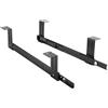 cyclingcolors 2x Guide cassetto tastiera a sfere a estensione parziale computer binari scorrevoli mobile porta Vassoio scrivania, lunghezza 350mm, 15kg, nero