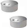 SEIWEI 2 manopole di controllo del volume in alluminio, 32 mm x 13 mm, interruttore di controllo elettronico per home theater, sale conferenze, sistemi audio e studi musicali personali