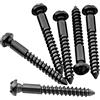 Musiclily Ultra 3,5X30mm Viti per Ponte Tremolo Nero 6 Pezzi | Acciaio inossidabile,per Chitarra Elettrica stile PRS