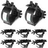 DBREAKS Truss Clamp, 8Pcs Morsetto per Luci da Palcoscenico TÜV/38-41mm Luce di Scena Morsetti Gancio di Lega di Alluminio/Montare Morsetti Luce della fase/Morsetti per illuminazione palcoscenico Nero