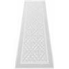 Markotex Tappeto Sardo Stuoia Passatoia tappeto bagno 100% Cotone Made In Italy prodotto in sardegna (Bianco, 63x180)