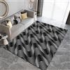 Generic Tappeti Moderni Camera Da Letto Soggiorno Ragazzo Ragazza 3D Strisce Di Trama Geometrica Astratta Stampa Antiscivolo Tappeto Flanella Bambini Camera Play Mat 90 X 150 Cm -36468964454