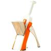 Daily-Max MAX-6021 Mandolina Affettatrice Manuale - Uso Domestico, Lame Protette, Spessore Regolabile, Pieghevole. (Arancione)