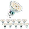 KEJIYILT Lampadina LED 6W Equivalente 65W, Lampadina GU10 LED 650lm 4500K Bianco neutro, Non dimmerabile, Angolo di luce 120° 10 Pezzi - Bianco neutro 4500K