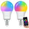 ANTELA Lampadine LED Alexa Inteligente WiFi E14 Lampadina Smart 7W 806ML