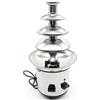 TFCFL Fontana di cioccolato, 170 W, 4 ripiani, in acciaio inox, capacità massima: 1 kg