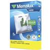 MENALUX 1000 + 1 filtro, 5 x Sacchetti per aspirapolvere AEG VAMPYR CE 100 fino a 999, 2000 CE bis2999, CE 5,1700