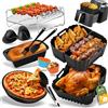 POFIBO Airfryer - Accessorio per friggitrice ad aria calda Cosori Turbo Blaze 6L/Cosori 6,2 l, Ninja Max Pro 6,2 l, AF180EU, accessori per friggitrice ad aria calda Russell Hobbs 8L/8,3L, Philips 6.2L NA230