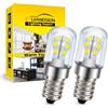 Ruiandsion E14 LED Lampadine a bassa tensione AC DC 24V 2W con attacco Edison a vite, risparmio energetico 6000K bianco, per lampade solari, camion, confezione da 2