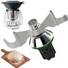 Piashow Coltello Miscelatore in Acciaio Inox per Vorwerk Bimby TM5 TM6 TM7, Lama di Ricambio Robusta e Durevole, Accessorio per Robot da Cucina, Facile Installazione, Alta Qualità