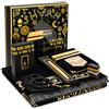 Ihvan Online Set Regalo di Preghiera Musulmano - Tappeto, Perline Taasbih, Yaseen in Velluto, Cappello Kufi, Miswak per Uomini e Donne