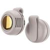 Flossty Ventilatore Portatile Mini Ricaricabile, silenzioso senza pale, con clip per cintura, 3 Velocità, Rotazione a 360°, capacità della batteria ricaricabile 900 mAh, per Viaggi e Attività (Bianco)