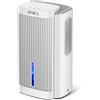 KNKA Deumidificatore 1,1 L/giorno, rumore inferiore a 28 dB, bianco