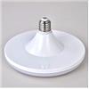 HUAJIANGHU LED Lampadina White Shell E27 lampada del UFO LED 15W 18W 24W 36W 50W 60W 70W risparmio energetico Flat Light for illuminazione domestica Lampadina ( Color : Cool white , Emitting Color : White )
