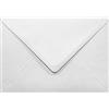 Netuno 25 buste per lettere bianche formato B6 12,5 x 17,5 cm 120g Aster Laid White buste eleganti carta vergata con filigrana struttura a righe per partecipazioni biglietti compleanno matrimonio