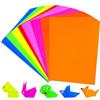 PENPRIS 80 Fogli Cartone Fluorescente 8 Colori 65lb Carta Da Costruzione A4 | PENPRIS Carta Copertina Cartoncino Doppio Facciale Pesante Per Stampante, Biglietti, Inviti, Scrapbooking PAC07