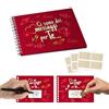 KAÏDENSÏ Idea Regalo San Valentino Originale - 24 Pz Calendario Avvento Amore Gratta e Vinci