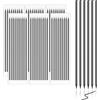 Jyvex Matita da carpentiere, 2,8 mm, per matite da carpentiere, mine di ricambio impermeabili Pica Dry, pennarello solido con foro profondo (nero)
