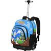 Sonic The Hedgehog - SEGA Greenhill-Zaino Trolley GTS FAN, Multicolore, 32 x 47 cm, Capacità 30 L
