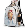 WECECE Zainetti Guinea Pig Alunni 9-12 Anni Zaino per Computer Cute Animal Bambino Classe 4-6 Cartella Scolastica, per Studenti Durable Moderno Ritorno a Scuola Backpack